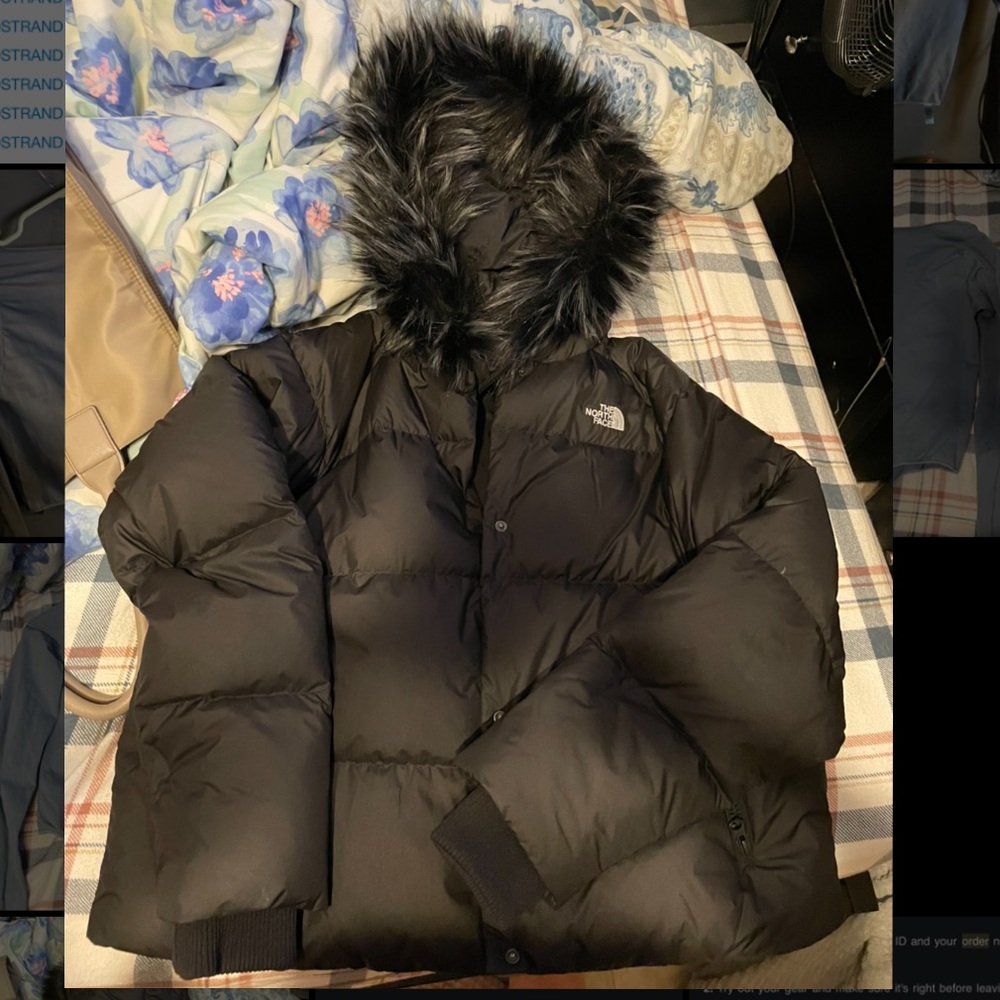 North Face Down Crop Jacket Dealio